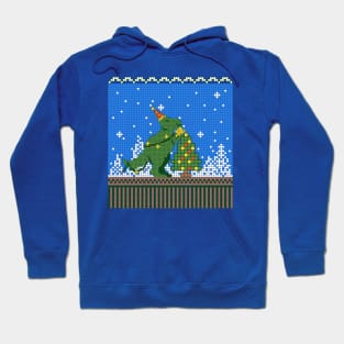 Christmas Tree Rex Dinosaur Hoodie